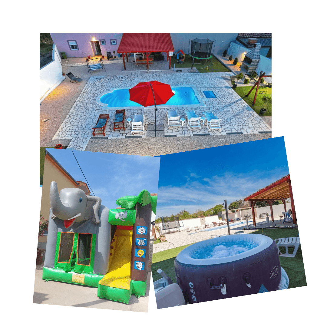 Lorena — privatno dvorište s bazenom